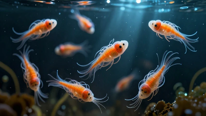 Protozoos vibrantes en ecosistema detallado