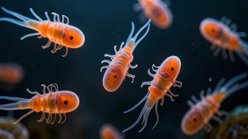Microcosmo dinámico de protozoos vivos
