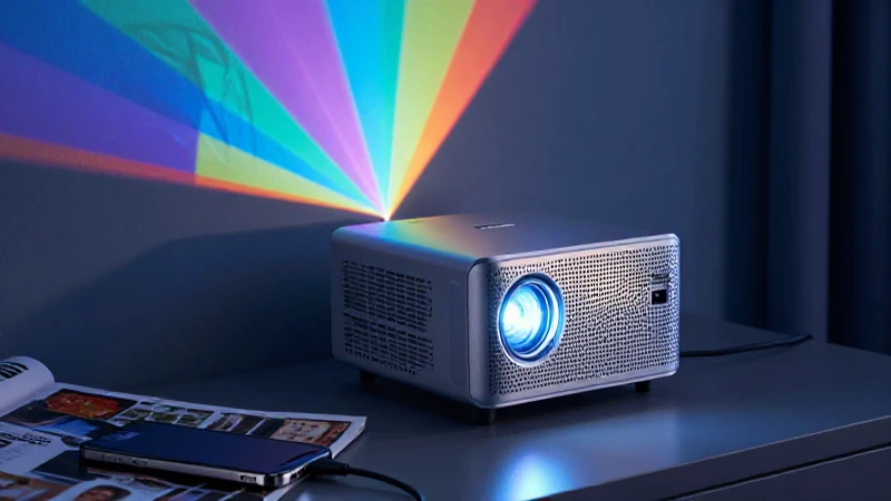 Proyector casero: Cómo hacer un proyector para celular 7 Proyección vibrante de patrones geométricos DIY