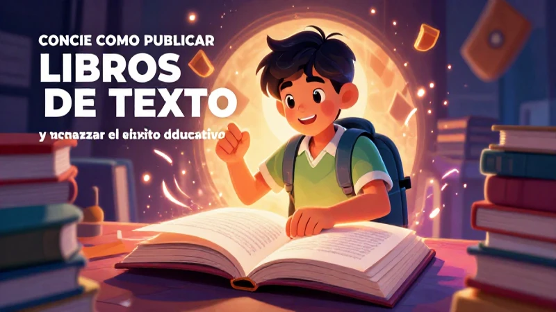 Éxito educativo en la publicación de libros de texto