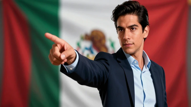 Estratega mexicano señalando el objetivo