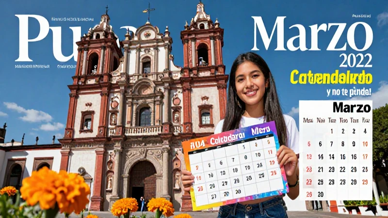 Calendario marzo 2022: eventos vibrantes en Puebla