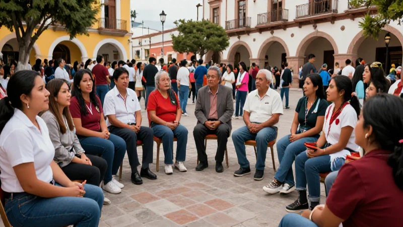Comunidad mexicana ejemplifica el concepto popular