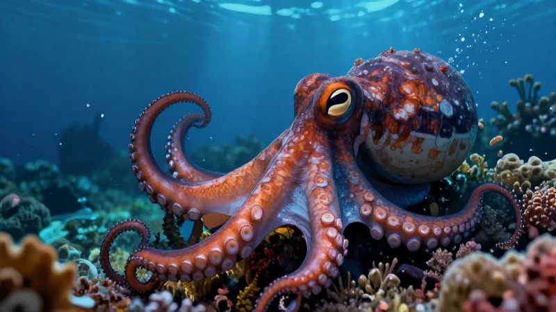 Pulpo: poderoso depredador en las profundidades marinas