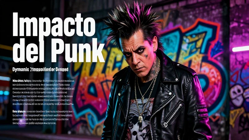 El punk influye en la sociedad y cultura urbana
