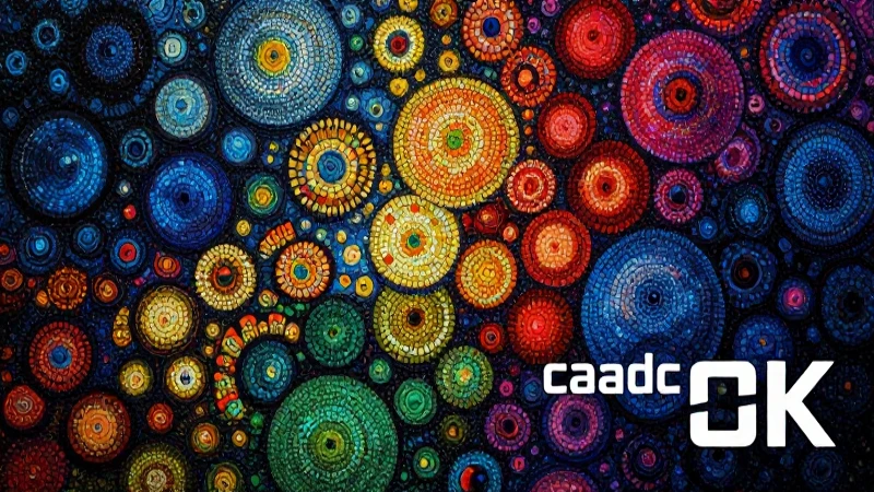 Punto de color vibrante con enfoque académico