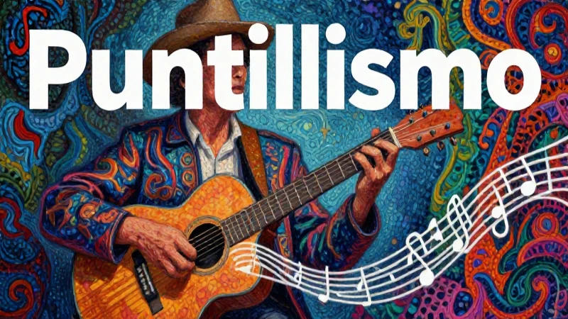 Puntillismo impacta música y arte con puntos vibrantes