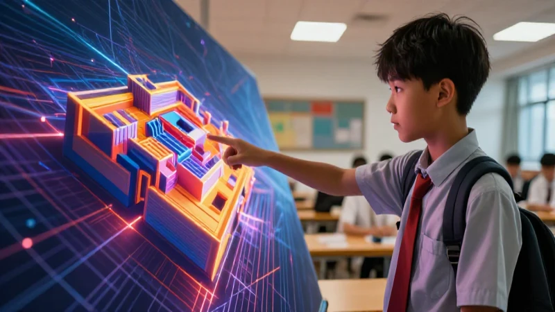 Estudiante apunta a diseño arquitectónico dinámico y vibrante