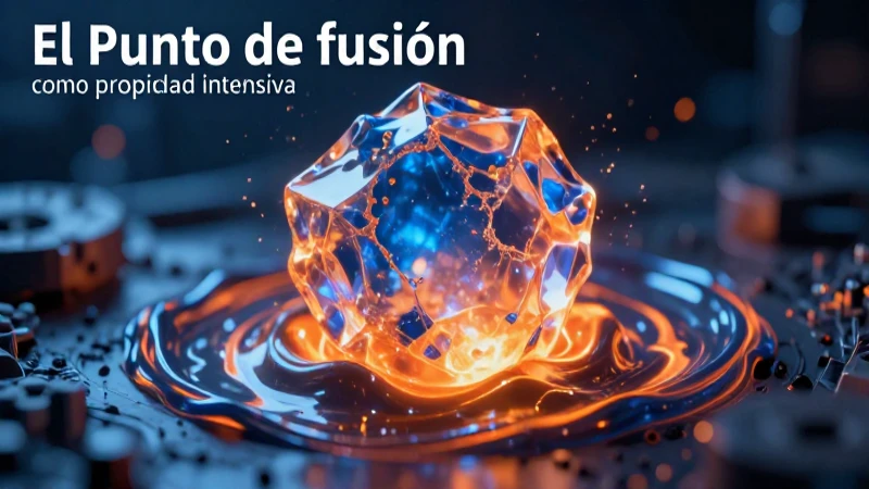 Punto de fusión: Conoce si es una propiedad intensiva o extensiva 3 Punto de fusión: ¿propiedad intensiva o extensiva?