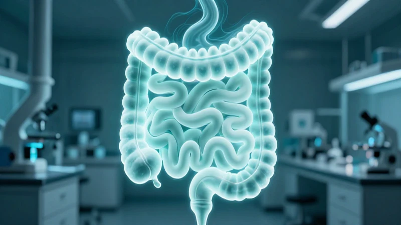 Sistema digestivo humano estilizado, ilustración científica detallada