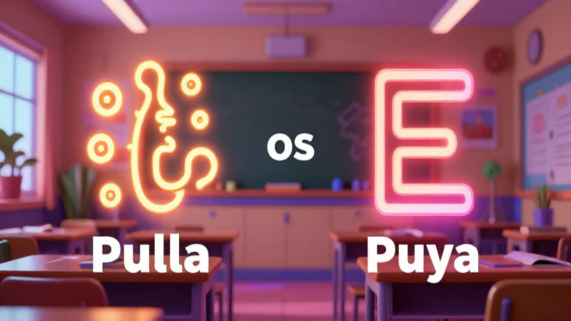 Se Escribe Pulla o Puya Descubre la Respuesta Aquí 4 Comparativa visual: Pulla versus Puya