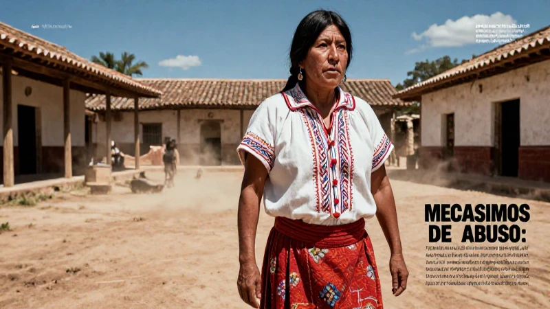 Es la historia de abuso forzado indígena