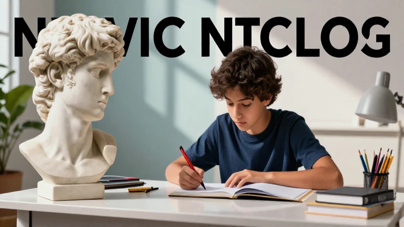 Conoce recursos y actividades imprescindibles para potenciar tu estudio de arte clásico 3 Estudiante enfocado con estética educativa profesional