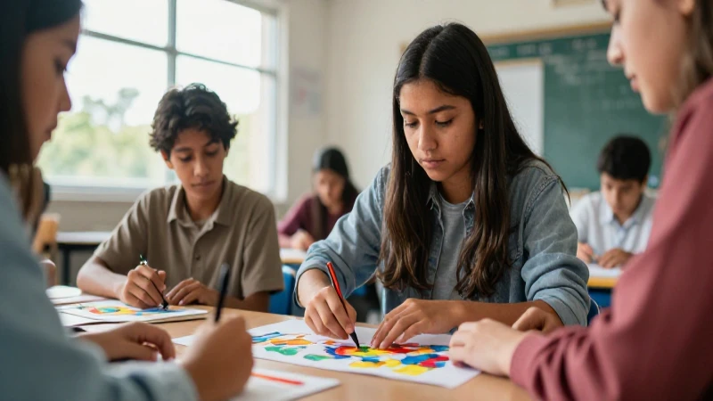 Alternativas innovadoras para transformar la evaluación en la nueva escuela mexicana 4 Estudiante mexicano creativo en proyecto educativo