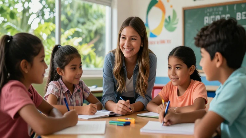 Beneficios de la educación inclusiva en la Nueva Escuela Mexicana 3 Niños mexicanos felices aprendiendo en aula