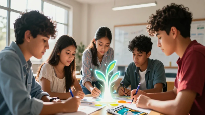 La Nueva Escuela Mexicana: Revoluci贸n educativa con Conoces beneficios 3 Estudiantes mexicanos colaborando en proyectos creativos