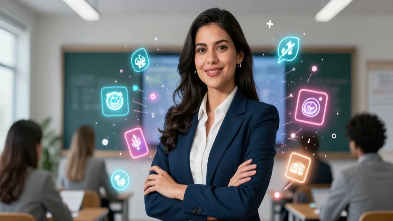 Maestra mexicana, vibrante y profesional