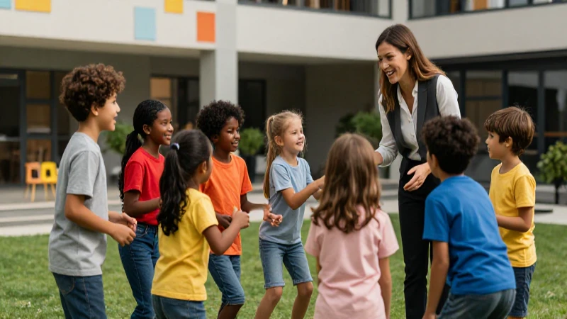 Conoce la educación física inclusiva en la Nueva Escuela Mexicana 3 Niños felices aprendiendo con guía profesional