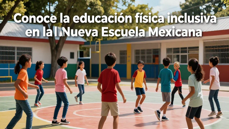 Conoce la educación física inclusiva en la Nueva Escuela Mexicana 4 Educación física inclusiva: recursos y nuevos enfoques