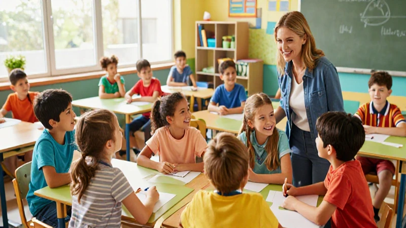 ¡Conoce cómo lograr una educación inclusiva para todos! 4 Grupo infantil alegre en clase luminosa
