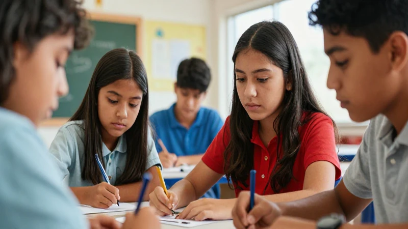 Nueva Escuela Mexicana: Cambios en métodos de enseñanza y evaluación 5 Estudiantes mexicanos colaborando en aula moderna