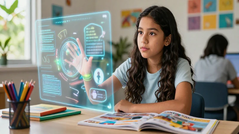 Transformaciones educativas en materiales de la Nueva Escuela Mexicana 5 Estudiante mexicano aprende con hologramas y recursos educativos