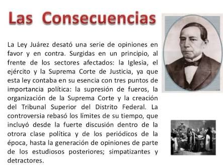 que causas y consecuencias tuvo la guerra de reforma 1