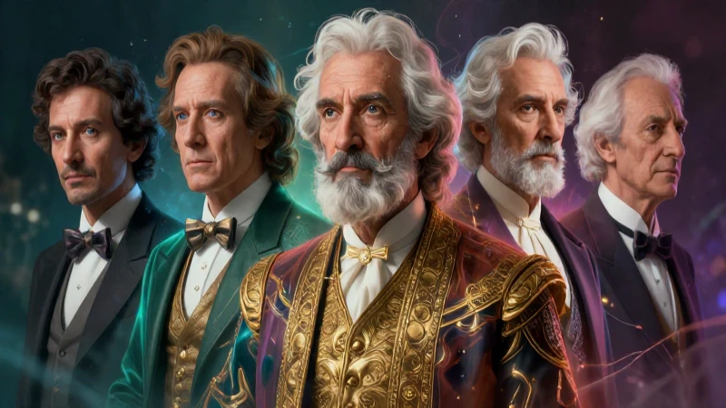 Qué científico: definición, referentes y conceptos clave 4 Retratos históricos científicos con estética moderna y lujo