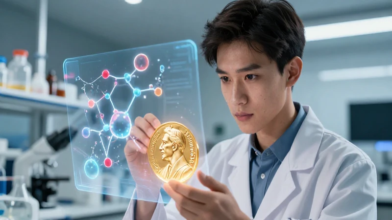 Qué científico: definición, referentes y conceptos clave 6 Científico brillante con medalla y hologramas