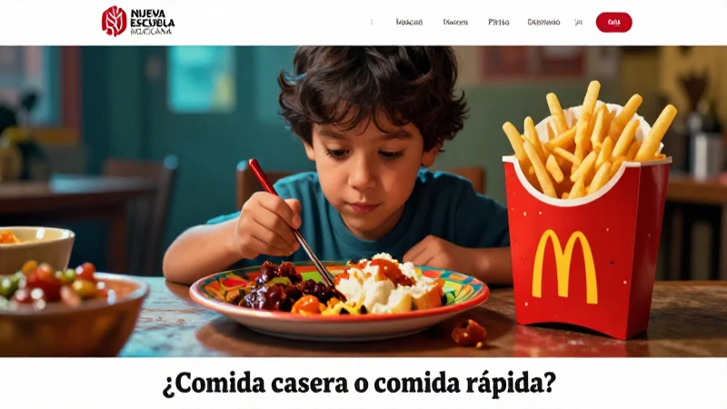 Qué comía: Descubre qué comió en su infancia y más 4 Dieta infantil: ¿Casera o comida rápida?
