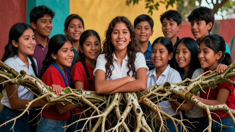 Qué es una comunidad: definición y conceptos clave 3 Estudiantes alegres y naturales en vibrante México