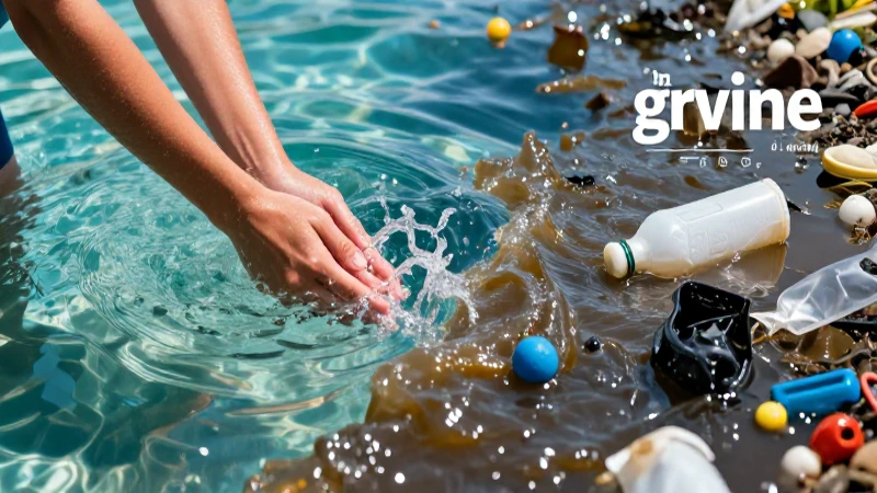 Conoce cómo evitar la contaminación y cuidar el medio ambiente 3 Contraste visual entre agua pura y contaminada