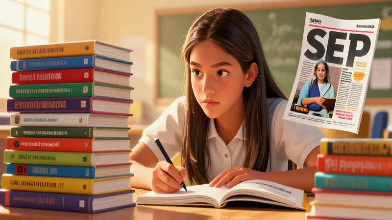 Maximiza tu educación con los libros de la SEP: descubre su valor 3 Estudiante mexicana brillante con libros vibrantes