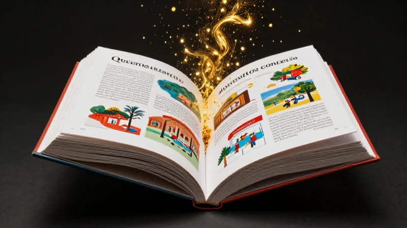 Cuentos mágicos, coloridos y detallados en un diseño educativo