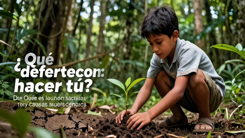 Entiende la deforestación y actúa