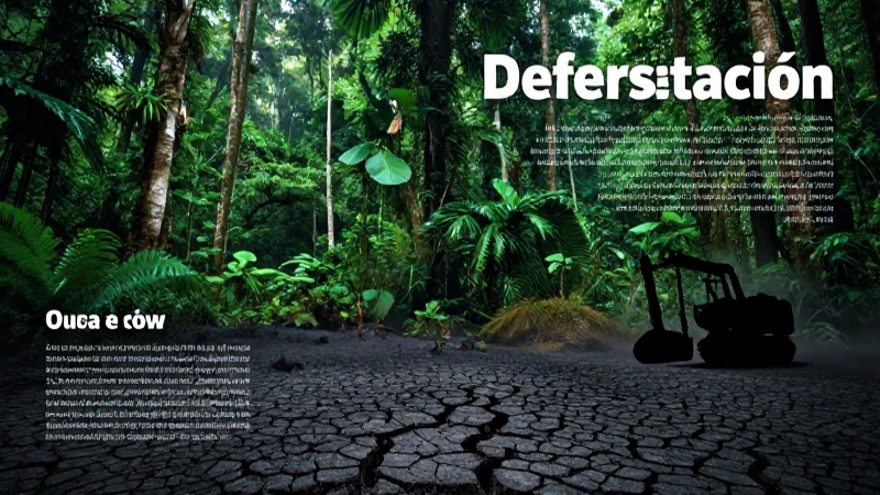 Causas y consecuencias de la deforestación