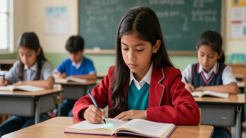 Superando desafíos en La implementación de la Nueva Escuela Mexicana: Evaluación del aprendizaje 4 Estudiante aprende tecnología en aula mexicana