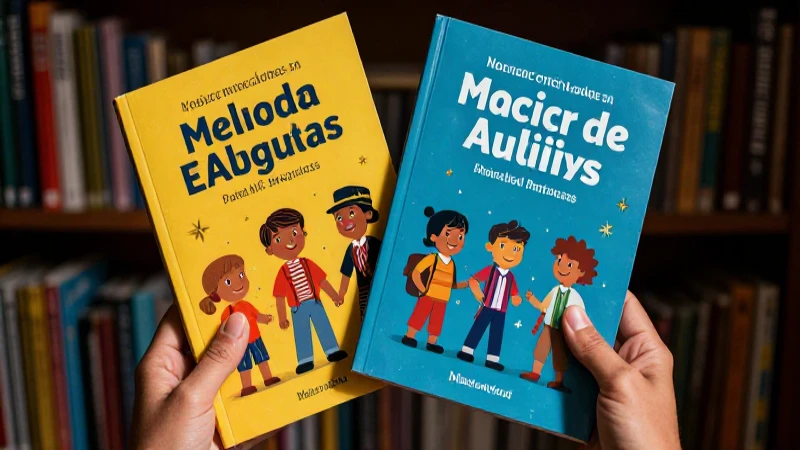 SEP vs. Colecciones Educativas: Elige la mejor enseñanza cívica 4 Manos sostienen libros educativos coloridos vibrantes