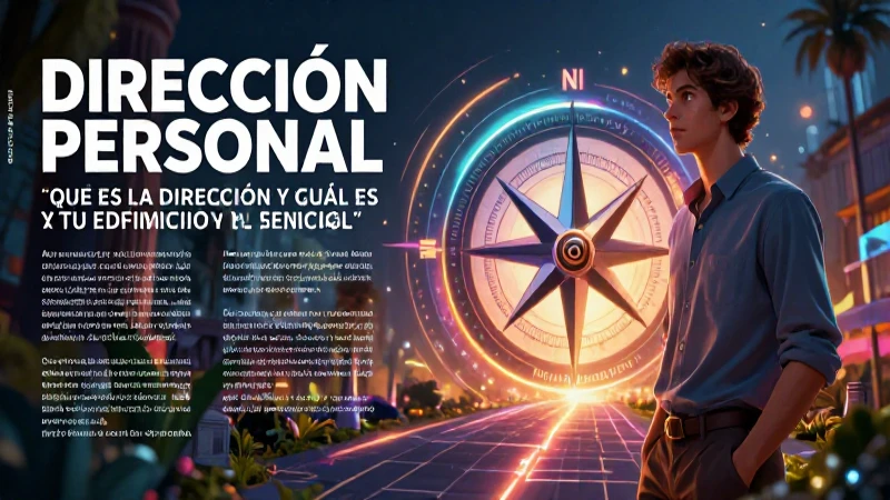 Qué es la dirección y cuál es su definición esencial 4 Guía esencial sobre el significado de la dirección