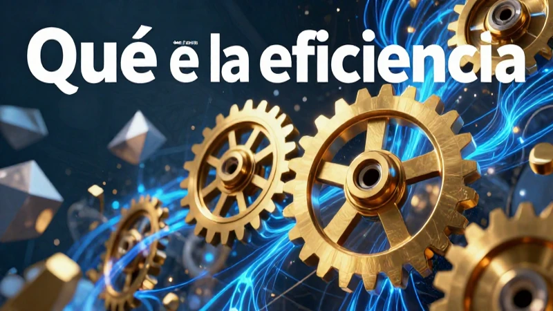 Representación visual detallada de la eficiencia