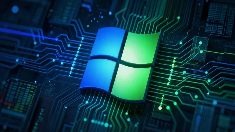 Qué es el Windows: Definición, Historia y Ventajas Clave 7 Evolución digital del logo Windows con circuitos