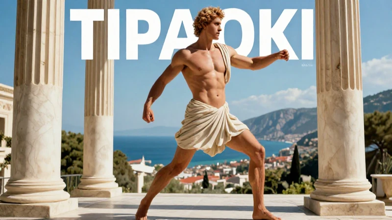 Qué es atleta: definición y concepto en el deporte moderno 3 Atleta griego dinámico en paisaje mediterráneo hiperrealista