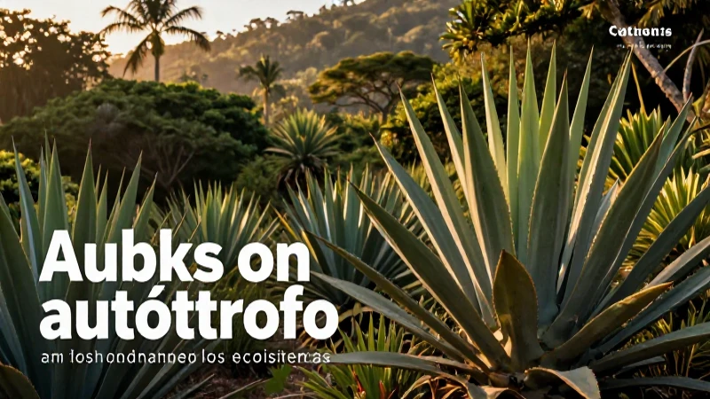Los autótrofos transforman la energía en ecosistemas