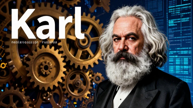 Karl Marx: retrato dinámico en portada de revista académica