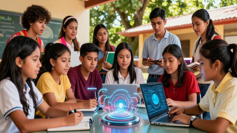 Conoce qué es Conaliteg y cómo revoluciona la educación 3 Estudiantes mexicanos con tecnología de vanguardia