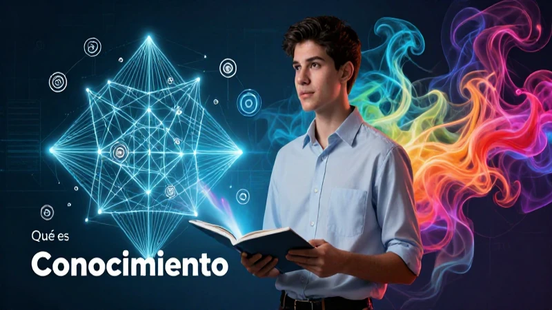 Contraste visual entre conocimiento verificable y opinión subjetiva