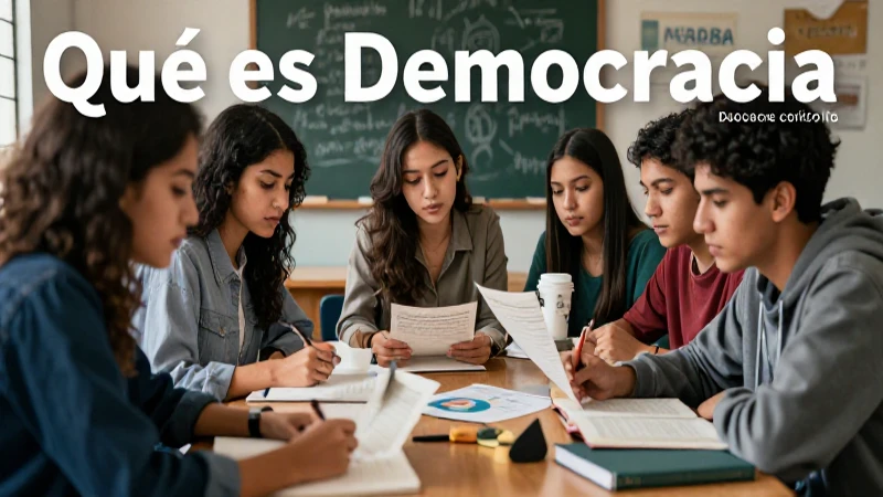 Definición e historia de la democracia