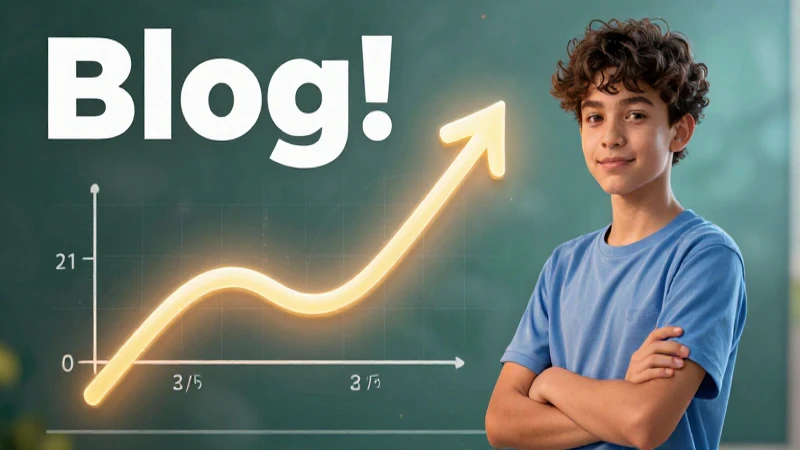 Ilustración matemática dinámica de un estudiante