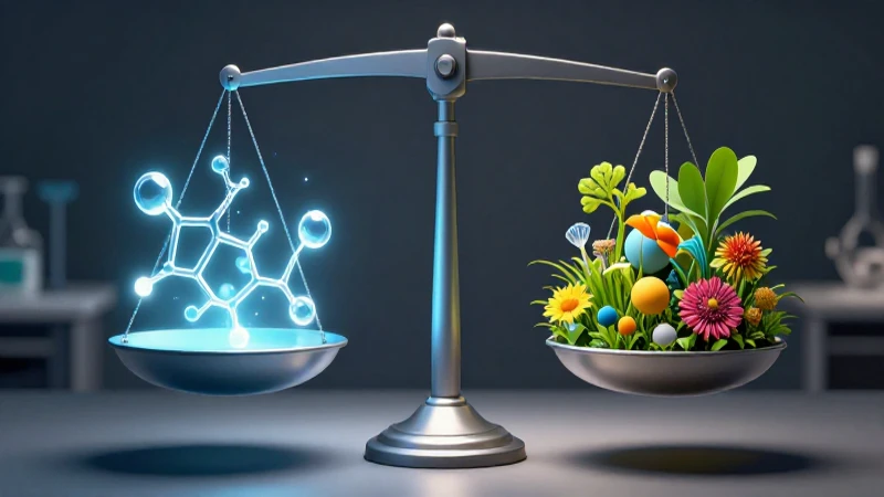 Equilibrio científico y natural, estética académica