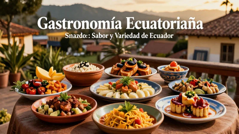 Cocina ecuatoriana vibrante: sabor y cultura